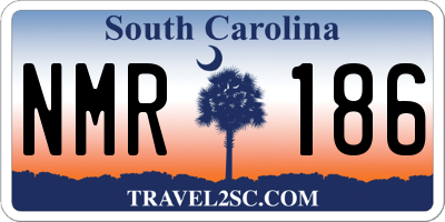 SC license plate NMR186