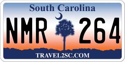 SC license plate NMR264