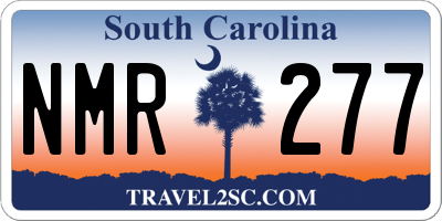SC license plate NMR277
