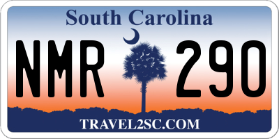 SC license plate NMR290
