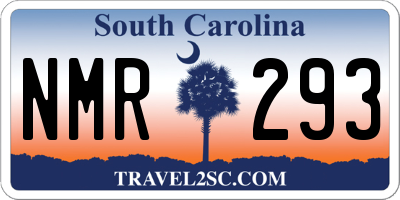 SC license plate NMR293