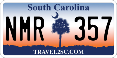 SC license plate NMR357