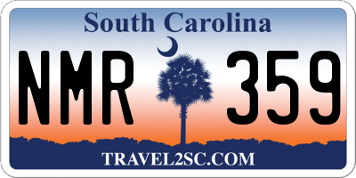 SC license plate NMR359