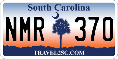 SC license plate NMR370