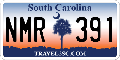 SC license plate NMR391