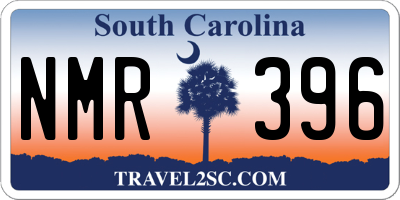 SC license plate NMR396