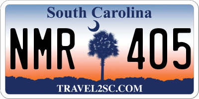 SC license plate NMR405