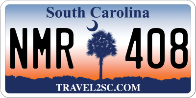 SC license plate NMR408