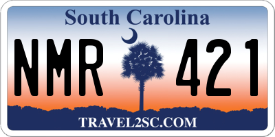 SC license plate NMR421