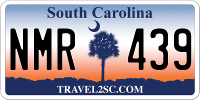 SC license plate NMR439