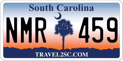SC license plate NMR459
