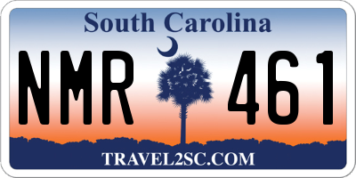 SC license plate NMR461