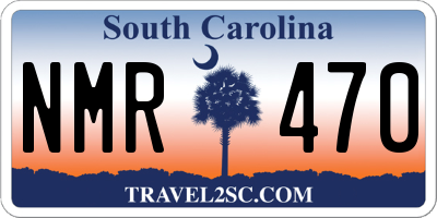 SC license plate NMR470