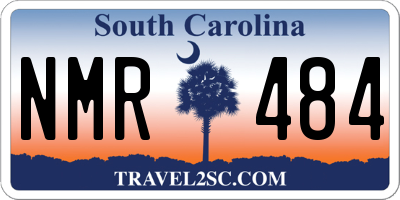 SC license plate NMR484