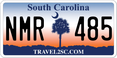 SC license plate NMR485