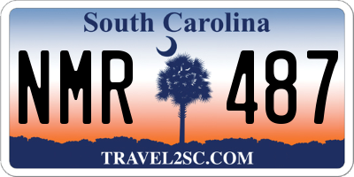 SC license plate NMR487