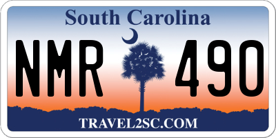 SC license plate NMR490