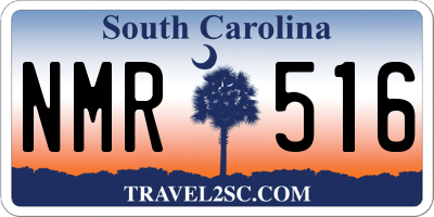 SC license plate NMR516