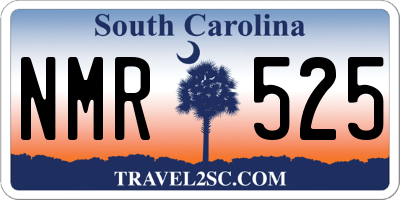 SC license plate NMR525