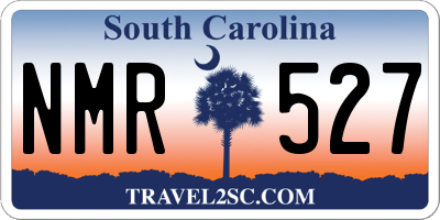 SC license plate NMR527