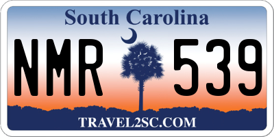 SC license plate NMR539
