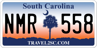 SC license plate NMR558