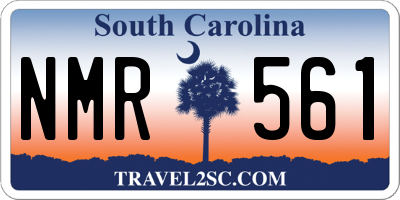 SC license plate NMR561