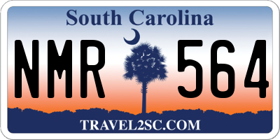 SC license plate NMR564