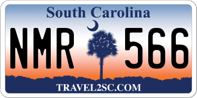 SC license plate NMR566