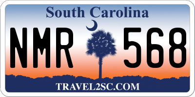 SC license plate NMR568
