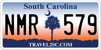SC license plate NMR579