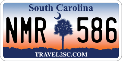 SC license plate NMR586