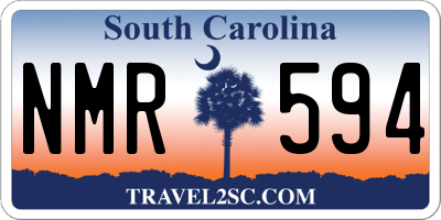 SC license plate NMR594