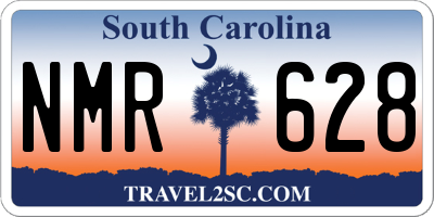 SC license plate NMR628