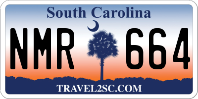 SC license plate NMR664