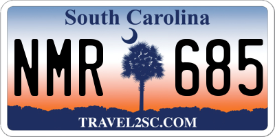 SC license plate NMR685