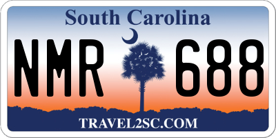SC license plate NMR688