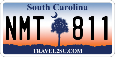 SC license plate NMT811