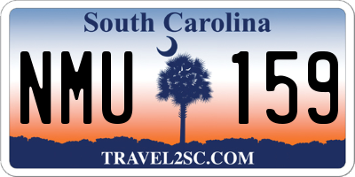 SC license plate NMU159