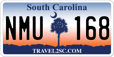 SC license plate NMU168