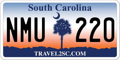 SC license plate NMU220