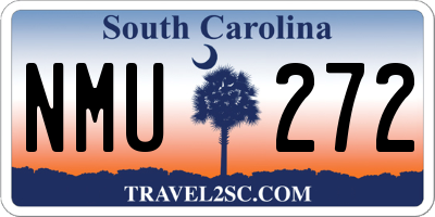 SC license plate NMU272
