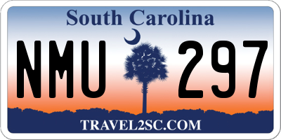 SC license plate NMU297