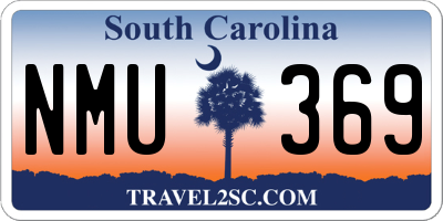 SC license plate NMU369