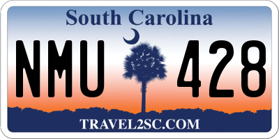 SC license plate NMU428