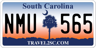 SC license plate NMU565