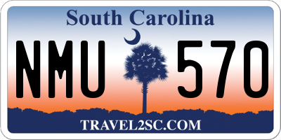 SC license plate NMU570