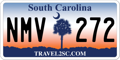 SC license plate NMV272