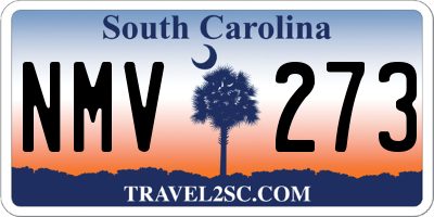 SC license plate NMV273