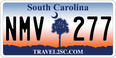 SC license plate NMV277